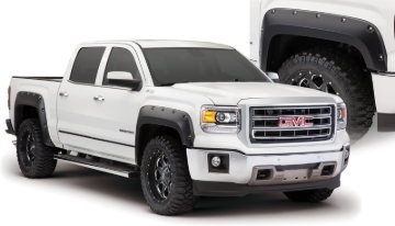 Picture of Bushwacker 16-18 GMC Sierra 1500 Pocket Style Flares 4pc - Black