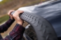 Picture of Bushwacker 97-06 Jeep Wrangler Trail Armor Hood Stone Guard and 2 Front Corners - Black
