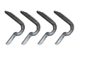 Picture of Lund 04-14 Ford F-150 Std. Cab (54in) EZ Running Board Mounting Bracket Kit - Brite