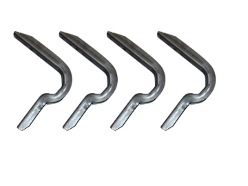 Picture of Lund 04-14 Ford F-150 Std. Cab (54in) EZ Running Board Mounting Bracket Kit - Brite