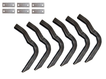 Picture of Lund 05-12 Dodge Dakota Quad Cab EZ Running Board Mounting Bracket Kit - Brite
