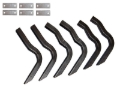 Picture of Lund 05-12 Dodge Dakota Quad Cab EZ Running Board Mounting Bracket Kit - Brite