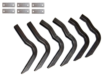 Picture of Lund 05-12 Dodge Dakota Quad Cab EZ Running Board Mounting Bracket Kit - Brite