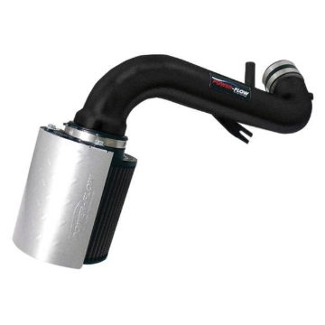 Picture of Injen 05-06 Dakota / 06-07 Raider 4.7L V8 Power-Flow (incl. Diamond plate heat shield) Wrinkle Black