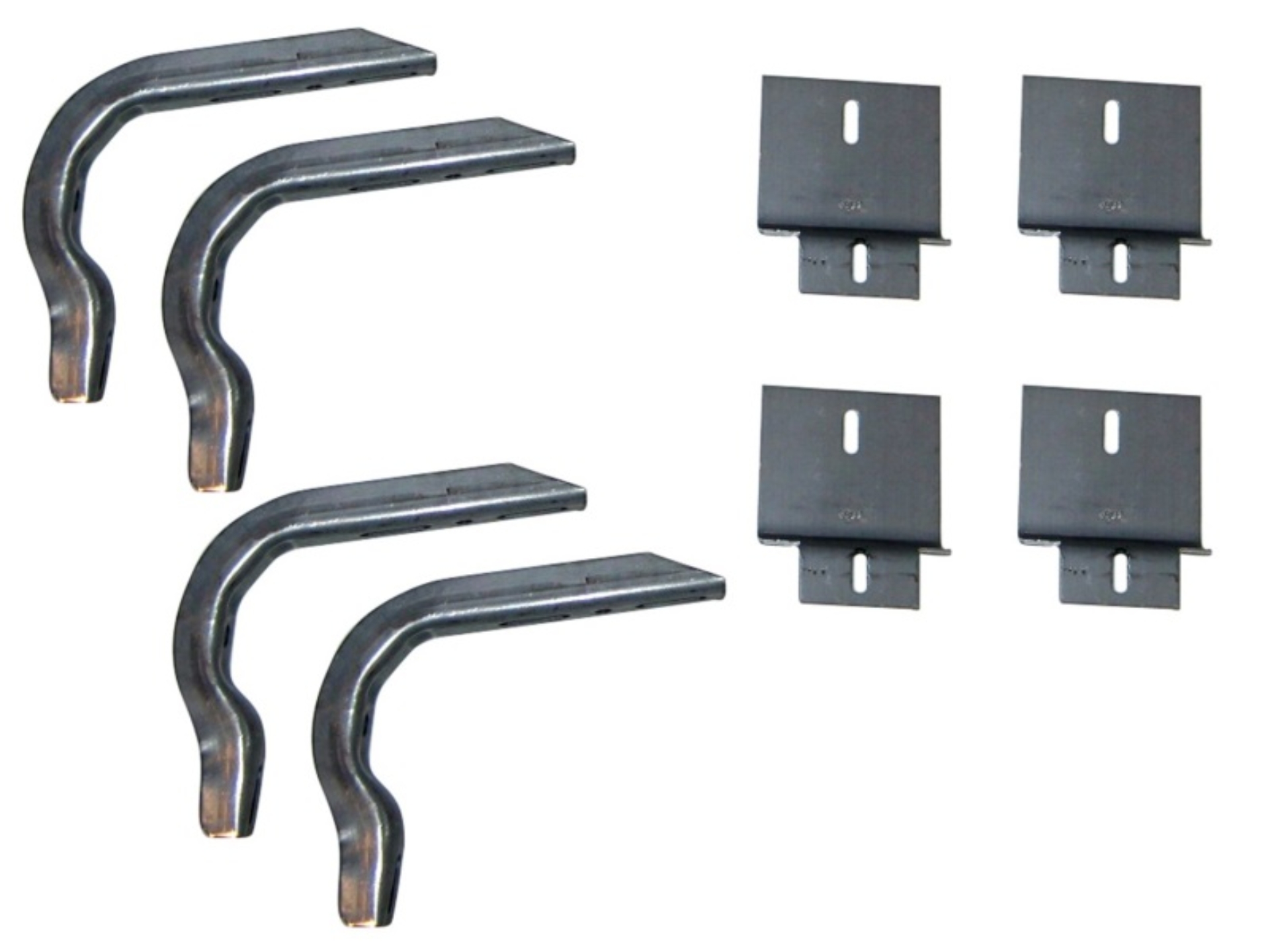 Picture of Lund 97-04 Ford F-150 Std. Cab EZ Running Board Mounting Bracket Kit - Brite