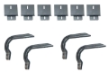 Picture of Lund 97-04 Ford F-150 SuperCab EZ Running Board Mounting Bracket Kit - Brite