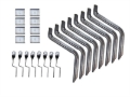 Picture of Lund 96-99 Chevy Tahoe EZ Running Board Mounting Bracket Kit - Brite