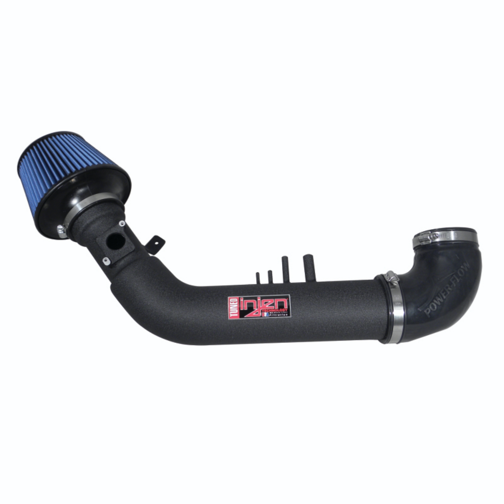 Picture of Injen 00-04 Tundra / Sequoia 4.7L V8 & Power Shield only Wrinkle Black Power-Flow Air Intake System