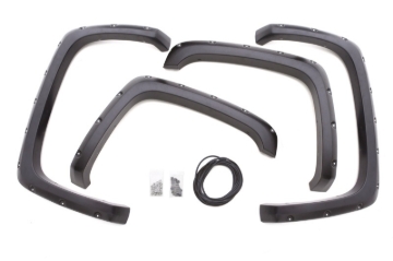Picture of Lund 07-13 Chevy Silverado 1500 RX-Rivet Textured Elite Series Fender Flares - Black (4 Pc.)