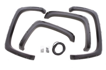 Picture of Lund 2017 Ford F-250 Super Duty RX-Rivet Textured Elite Series Fender Flares - Black (4 Pc.)