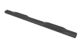 Picture of Lund 07-17 Chevy Silverado 1500 Ext. Cab 6in. Oval Straight Black Nerf Bars - Black