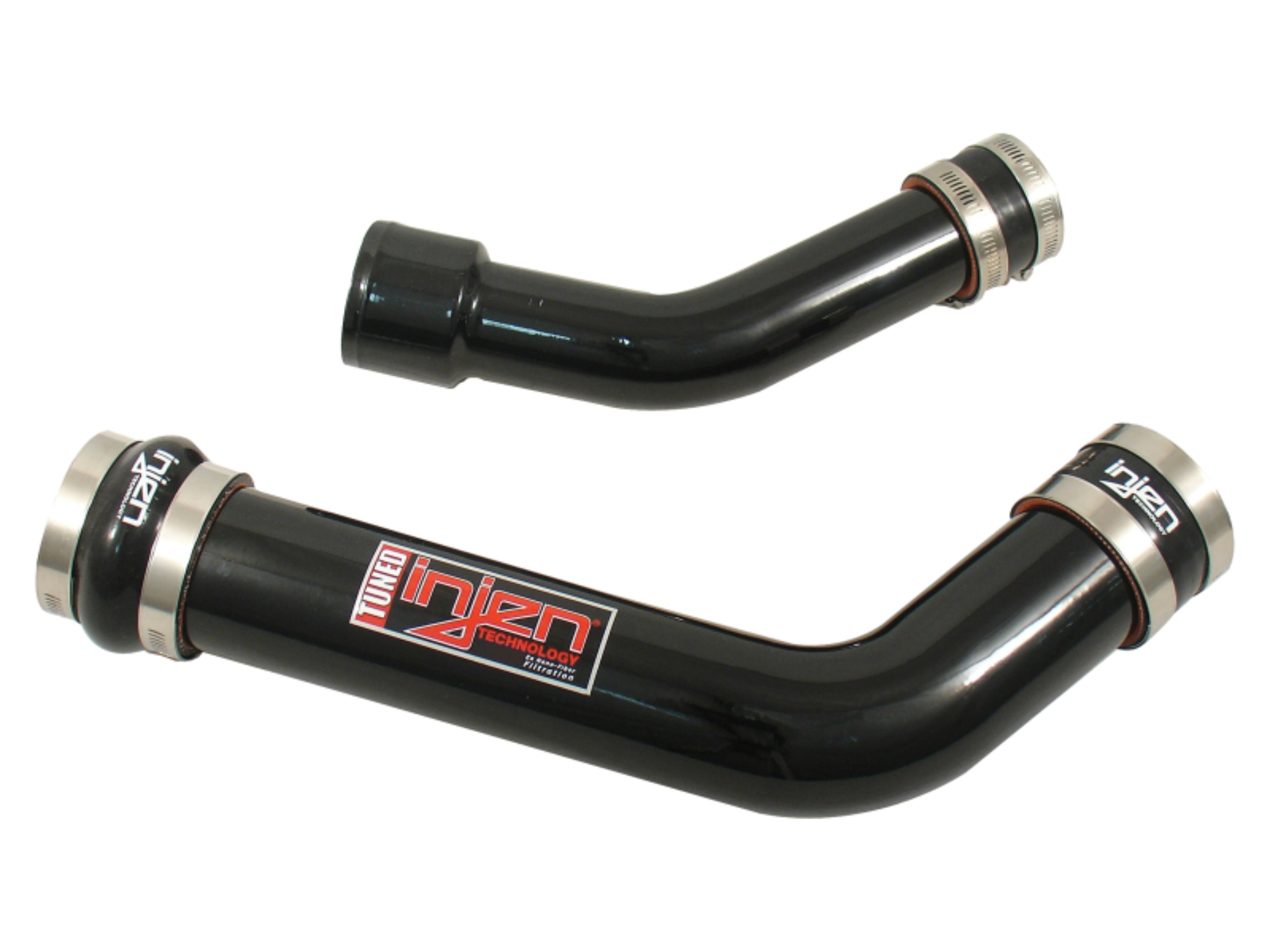 Picture of Injen 2009-11 Lancer Ralliart 2.0L Turbo Black Upper Intercooler Pipe Kit