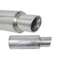 Picture of Injen 2 3/8 Universal Muffler w/Stainless Steel resonated rolled tip (Injen embossed logo)