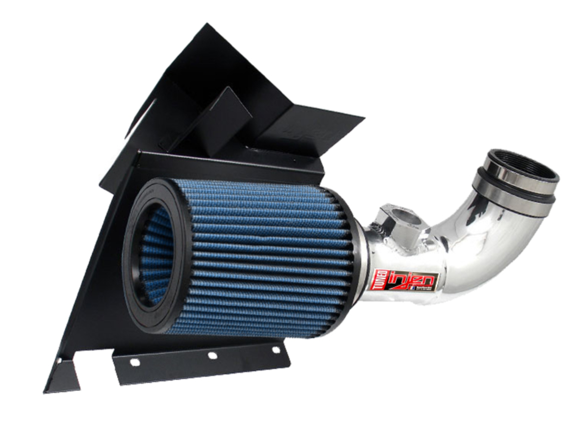 Picture of Injen 08-09 128i E82 / 07-09 328i E92 / 2006 330i E92 3.0L 6 Cyl. (Includes Heat Shield) Polished Sh