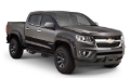 Picture of Lund 15-17 Chevy Colorado Crew Cab Terrain HX Step Nerf Bars - Black