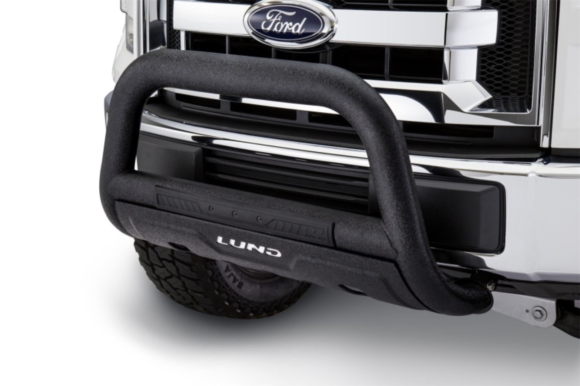 Picture of Lund 04-18 Ford F-150 (Excl. Heritage) Bull Bar w/Light & Wiring - Black