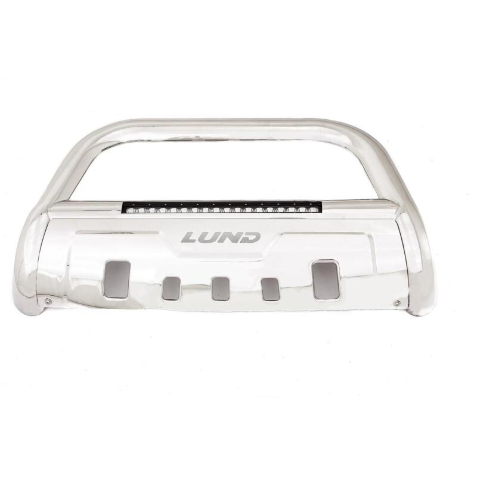 Picture of Lund 07-17 Chevy Silverado 1500 Bull Bar w/Light & Wiring - Polished