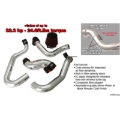 Picture of Injen 03-06 Evo 8/9/MR Cast Aluminum Intake System w/ Full Intercooler Piping Black Short Ram Intake