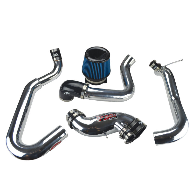 Picture of Injen 03-06 Evo 8/9/MR Cast Aluminum Intake System w/ Full Intercooler Piping Polished Short Ram Int