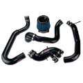 Picture of Injen 03-06 Evo 8/9/MR Cast Aluminum Intake System w/ Full Intercooler Piping Black Short Ram Intake
