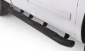 Picture of Lund 07-17 Chevy Silverado 1500 Ext. Cab (Excl. 11-17 Diesel Model) 5in. Oval Bent Nerf Bars - Black