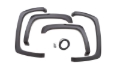 Picture of Lund 16-17 Toyota Tacoma SX-Sport Style Smooth Elite Series Fender Flares - Black (4 Pc.)