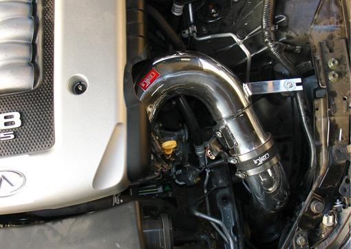 Picture of Injen 06-08 M45 4.5L V8 Polished Cold Air Intake
