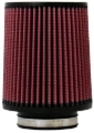 Picture of Injen High Performance Air Filter - 3 1/2 Black Oiled Filter 6  Base / 6 7/8 Tall / 5 1/2 Top