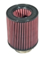 Picture of Injen High Performance Air Filter - 3 1/2 Black Oiled Filter 6  Base / 6 7/8 Tall / 5 1/2 Top