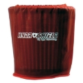 Picture of Injen Red Water Repellant Pre-Filter fits X-1010 X-1011 X-1017 X-1020 5in Base/5in Tall/4in Top