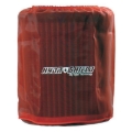 Picture of Injen Red Water Repellant Pre-Filter fits X-1021 6in Base / 6-7/8in Tall / 5-1/2in Top