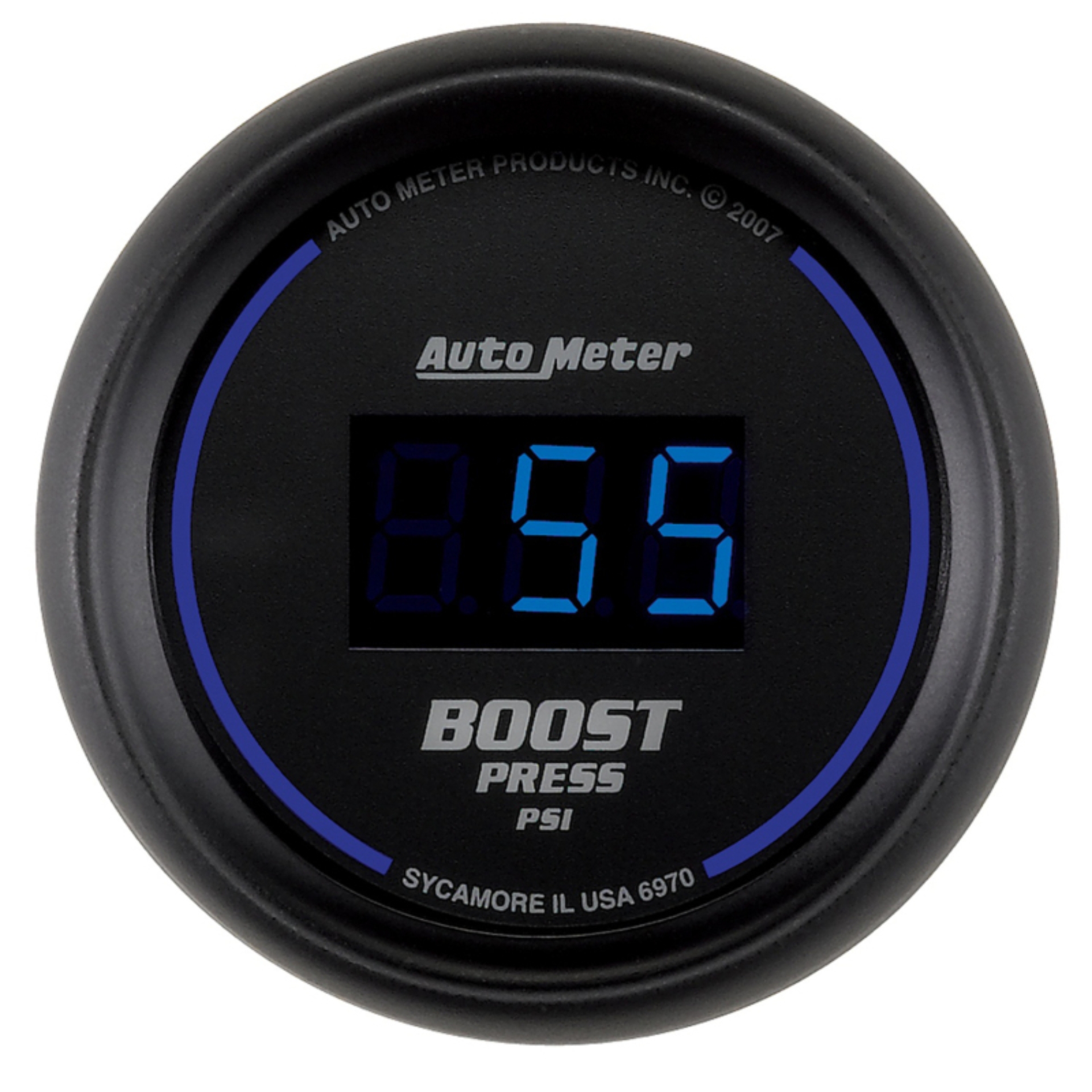 Picture of Autometer Cobalt Digital 52mm Digital 5-60 PSI Boost Gauge