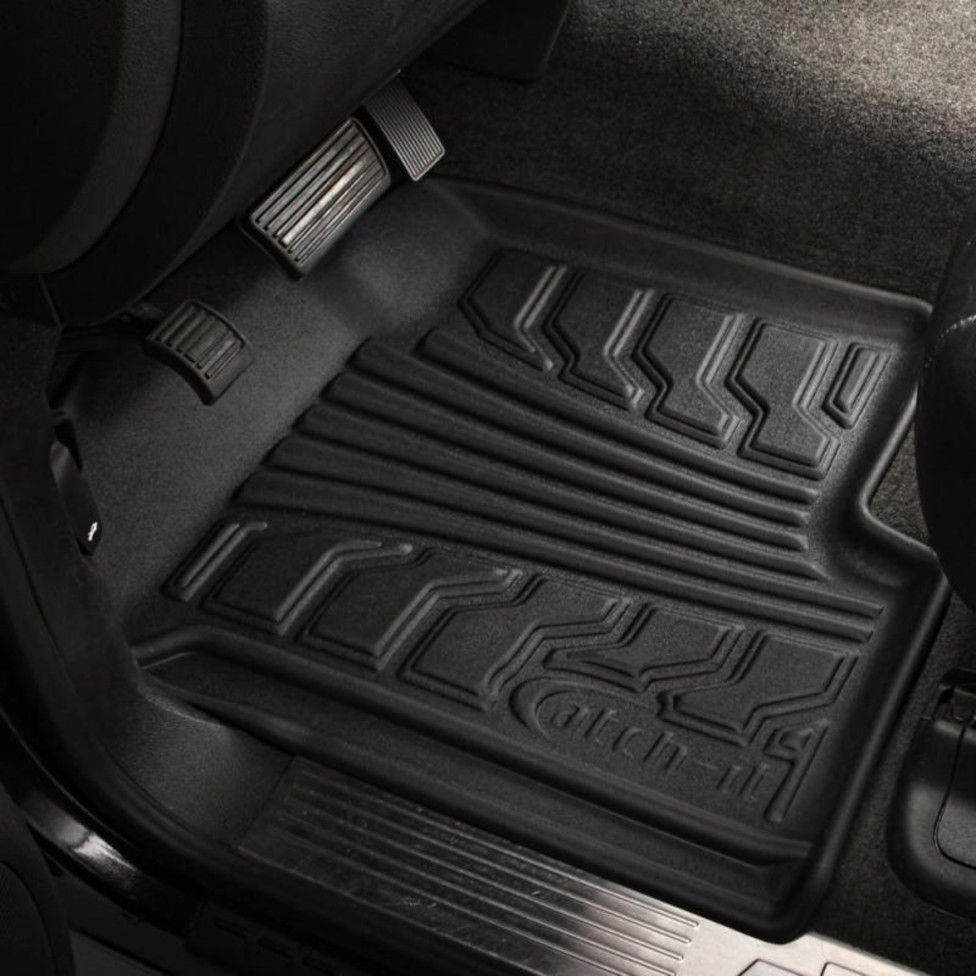 Picture of Lund 09-17 Dodge Ram 1500 Catch-It Floormat Front Floor Liner - Black (2 Pc.)