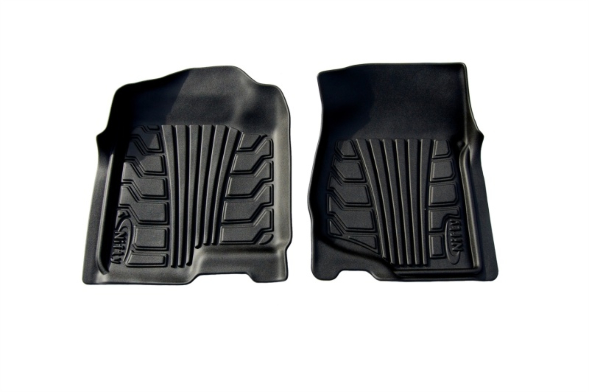 Picture of Lund 15-17 Chevy Silverado 2500 Crew Cab Catch-It Floormat Front Floor Liner - Black (2 Pc.)
