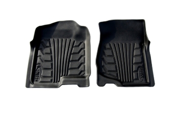Picture of Lund 15-17 Chevy Silverado 2500 Crew Cab Catch-It Floormat Front Floor Liner - Black (2 Pc.)