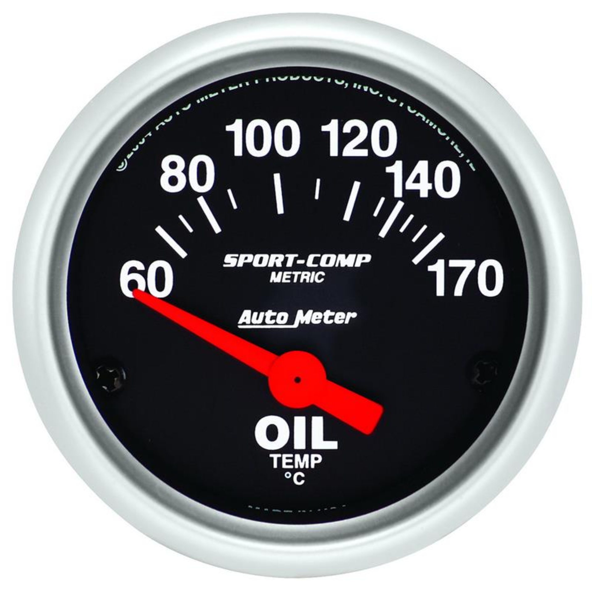 Picture of Autometer Sport-Comp 52mm 60-170 Degree Short Sweep Electronic Oil Temperature Gauge