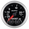 Picture of Autometer Elite 52mm 30 In Hg/30 PSI Vacuum/Boost Peak and Warn Gauge w/ Electronic Control
