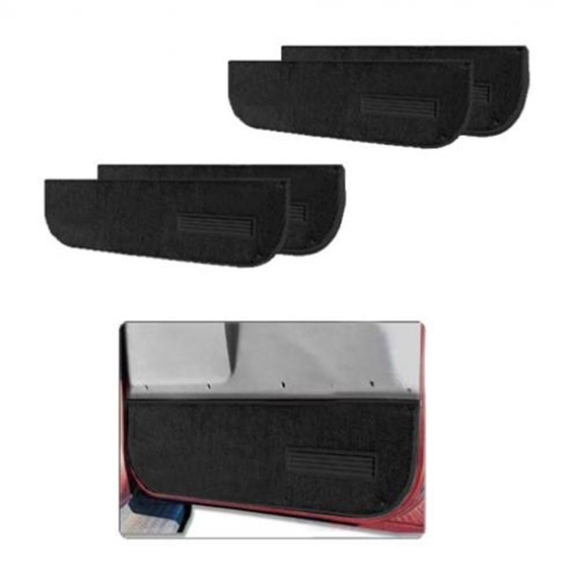 Picture of Lund 78-79 Ford Bronco (2Dr 2WD/4WD) Pro-Line Full Flr. Replacement Carpet - Black (2 Pc.)