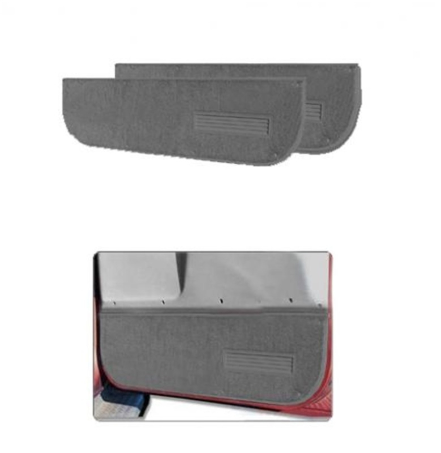 Picture of Lund 80-92 Ford Bronco (2Dr 2WD/4WD) Pro-Line Full Flr. Replacement Carpet - Grey (2 Pc.)