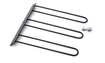 Picture of Lund Universal Cargo Bike Attachment 20x60 Non-Folding Steel Carrier - Black