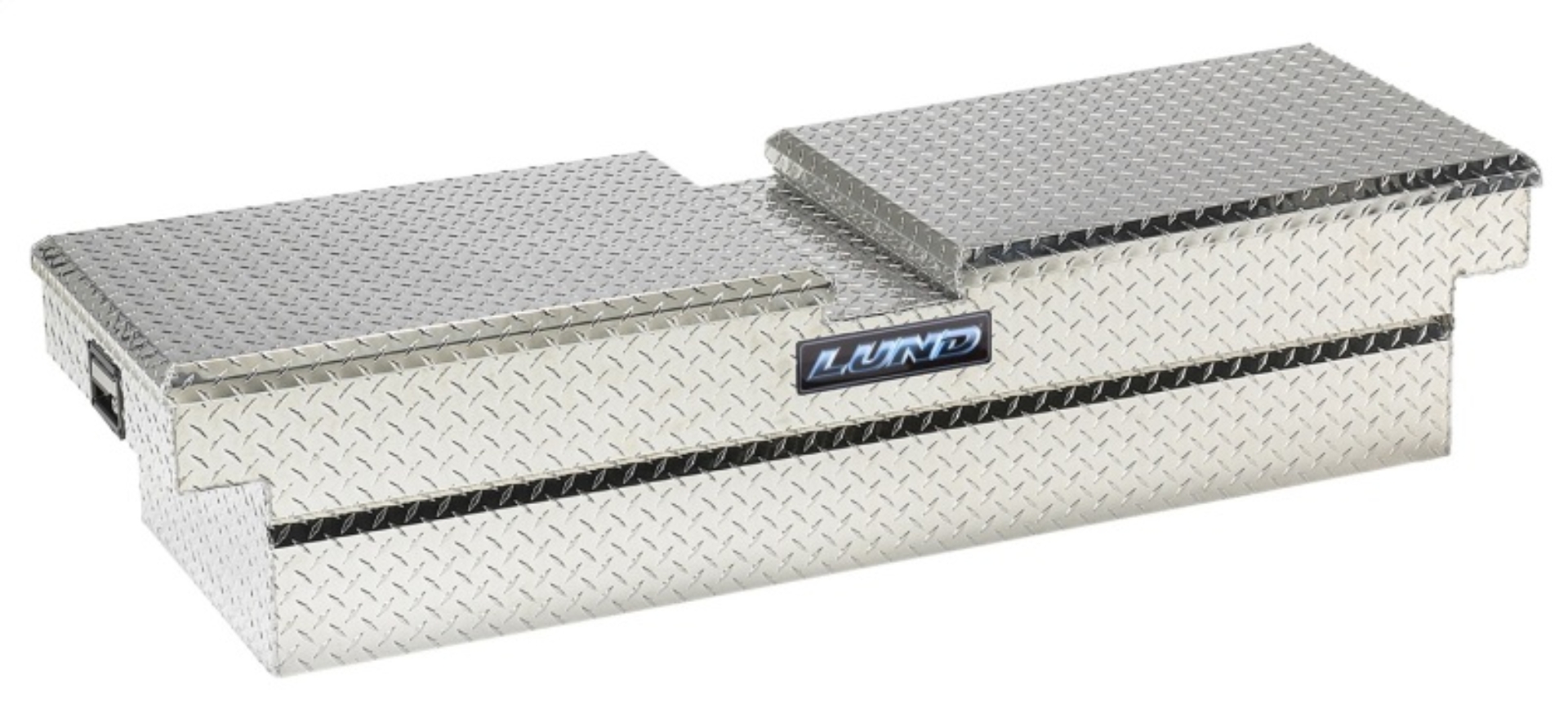 Picture of Lund 04-10 Chevy Colorado Ext. Cab Ultima Dual Lid Gull Wing Crossover Tool Box - Brite