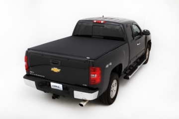 Picture of Lund 07-13 Chevy Silverado 1500 (6.5ft. Bed) Genesis Elite Tri-Fold Tonneau Cover - Black