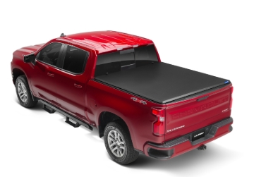Picture of Lund 14-17 Chevy Silverado 1500 Fleetside (8ft. Bed) Hard Fold Tonneau Cover - Black