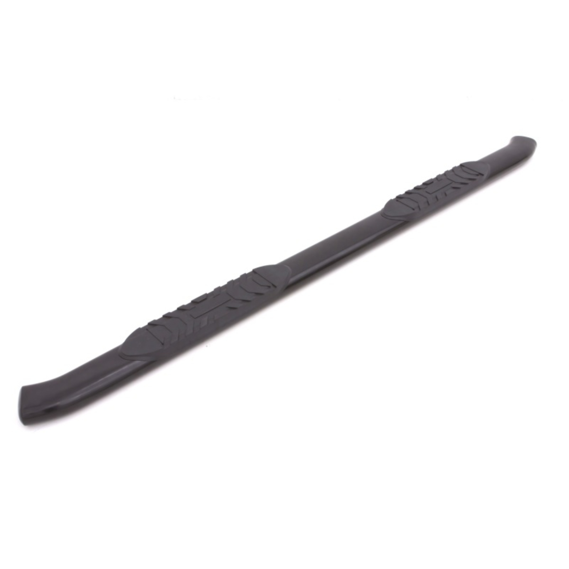Picture of Lund 10-17 Dodge Ram 2500 Mega Cab 5in. Oval Curved Steel Nerf Bars - Black