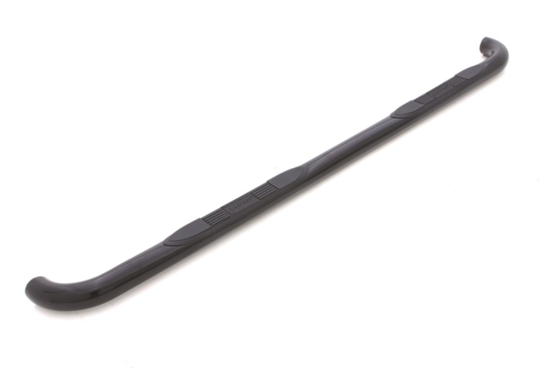 Picture of Lund 94-02 Dodge Ram 2500 Quad Cab 3in. Round Bent Steel Nerf Bars - Black