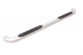 Picture of Lund 99-13 Chevy Silverado 1500 Ext. Cab (Body Mount) 4in. Oval Curved SS Nerf Bars - Polished