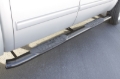 Picture of Lund 01-13 Chevy Silverado 1500 Crew Cab 5in. Oval Curved Steel Nerf Bars - Black