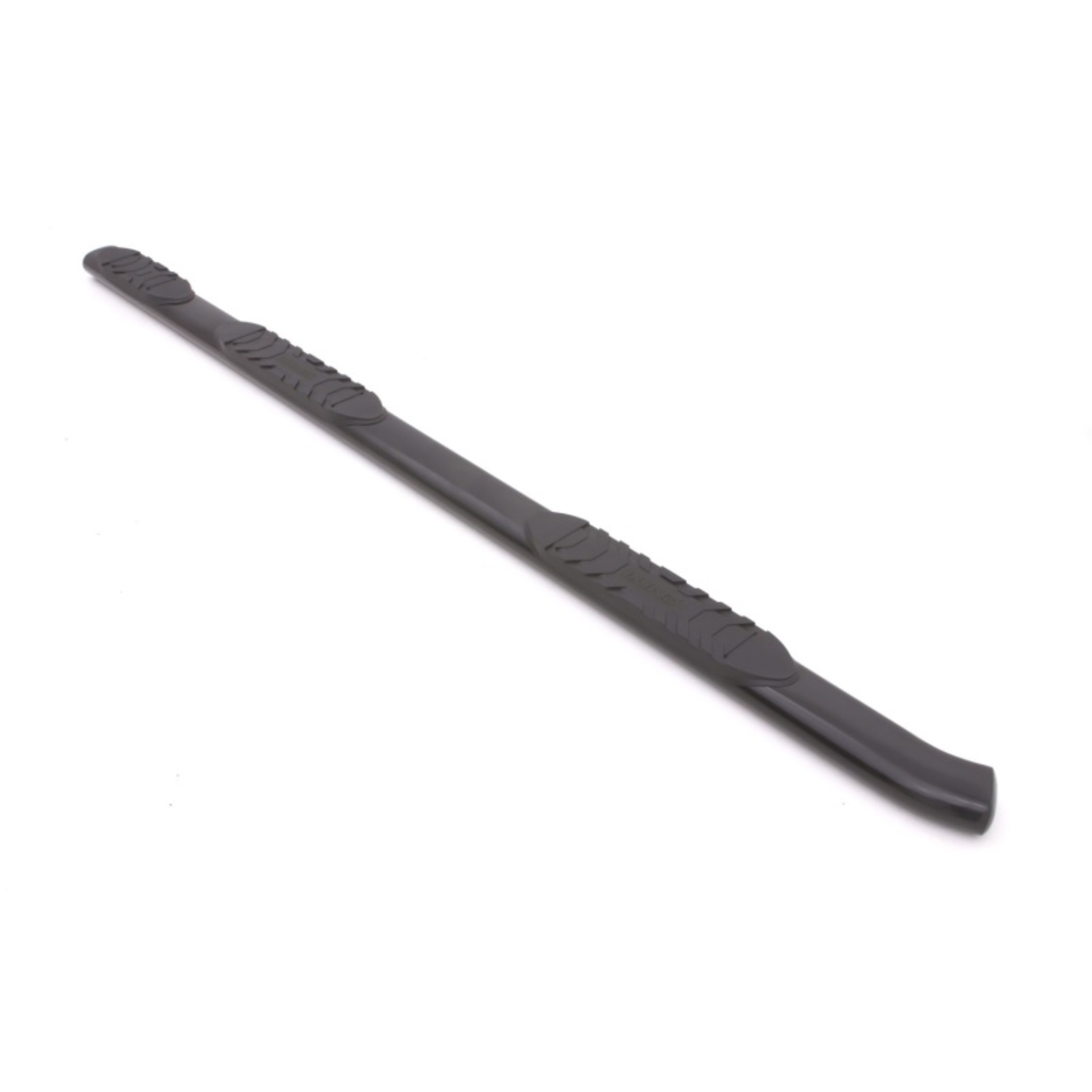 Picture of Lund 07-17 Chevy Silverado 1500 Ext. Cab (6.5ft. Bed) 5in. Oval WTW Steel Nerf Bars - Black