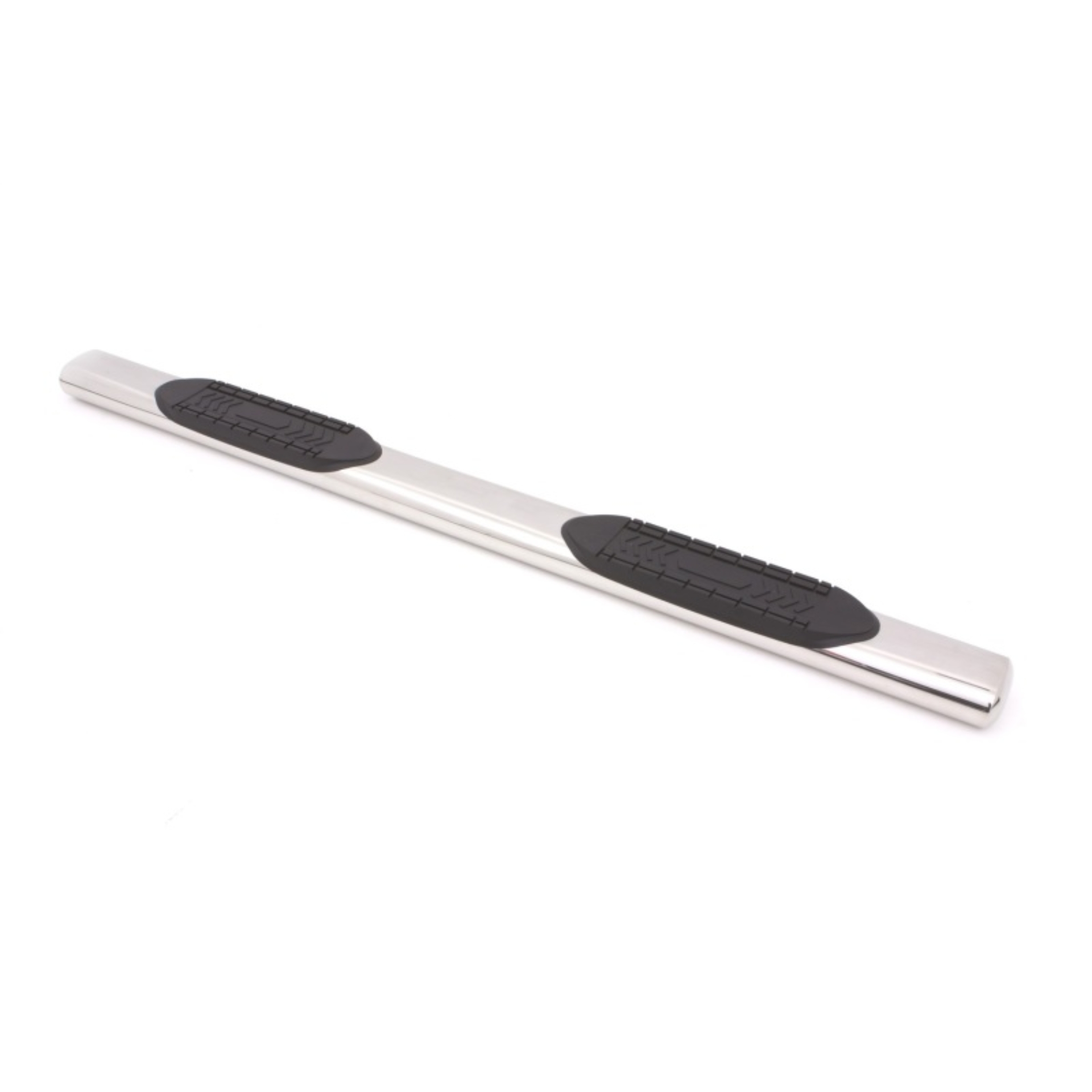 Picture of Lund 99-13 Chevy Silverado 1500 Std. Cab 6in. Oval Straight SS Nerf Bars - Polished