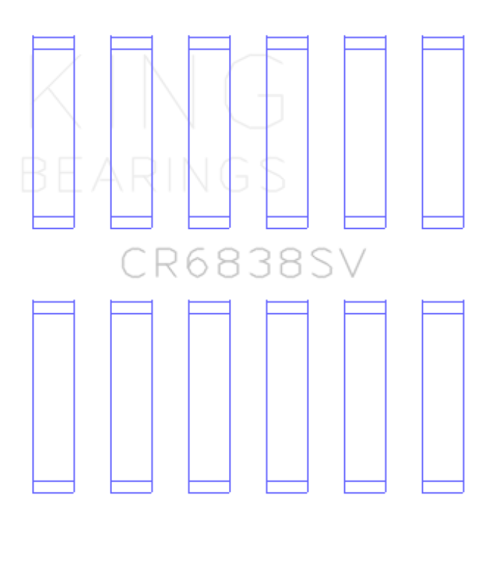 Picture of King Engine Bearings Land Rover 2.7L TDV6 Sputter Replacement Connecting Rod Bearing